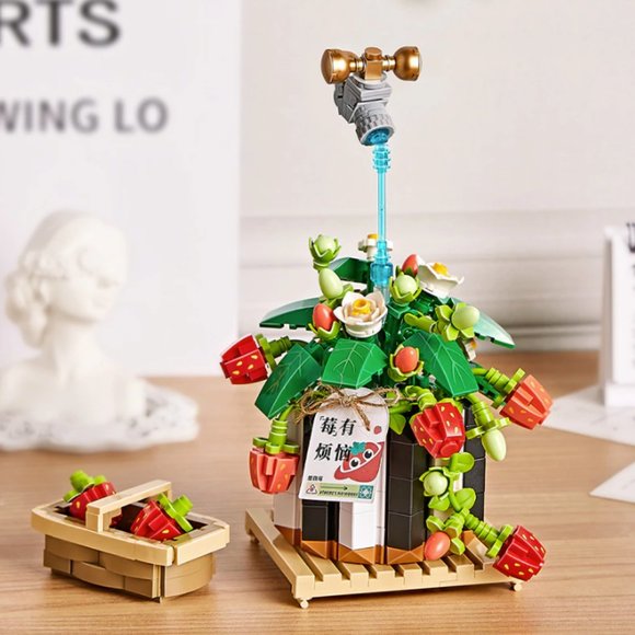 LOZ - Strawberry Cherry Blossom 1284 - 686 pcs - Picture 1 of 2